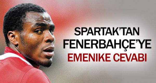 Spartak Moskova'dan Emenike cevab